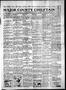 Newspaper: Major County Chieftain (Fairview, Okla.), Vol. 2, No. 1, Ed. 1 Thursd…