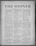 Newspaper: The Sooner (Norman, Okla.), Vol. 1, No. 4, Ed. 1 Friday, September 22…