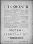 Newspaper: The Sooner (Norman, Okla.), Vol. 1, No. 6, Ed. 1 Friday, September 29…