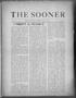 Newspaper: The Sooner (Norman, Okla.), Vol. 1, No. 17, Ed. 1 Tuesday, November 7…