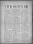 Newspaper: The Sooner (Norman, Okla.), Vol. 1, No. 20, Ed. 1 Friday, November 17…