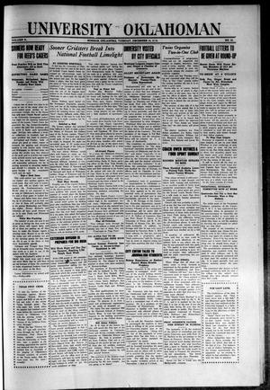 Primary view of object titled 'University Oklahoman (Norman, Okla.), Vol. 10, No. 24, Ed. 1 Tuesday, December 14, 1915'.