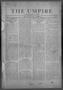 Newspaper: The Umpire (Norman, Okla.), Vol. 1, No. 31, Ed. 1 Tuesday, January 8,…