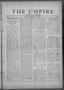 Newspaper: The Umpire (Norman, Okla.), Vol. 1, No. 34, Ed. 1 Friday, January 18,…