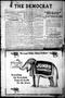 Thumbnail image of item number 1 in: 'The Democrat (Weleetka, Indian Terr.), Vol. 1, No. 1, Ed. 1 Wednesday, July 25, 1906'.