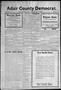 Newspaper: Adair County Democrat. (Westville, Okla.), Vol. 10, No. 34, Ed. 1 Fri…