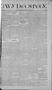 Thumbnail image of item number 3 in: 'The Cherokee Advocate. (Tahlequah, Cherokee Nation, Indian Terr.), Vol. 26, No. 50, Ed. 1 Saturday, January 3, 1903'.