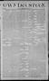 Thumbnail image of item number 3 in: 'The Cherokee Advocate. (Tahlequah, Cherokee Nation, Indian Terr.), Vol. 27, No. 7, Ed. 1 Saturday, March 7, 1903'.