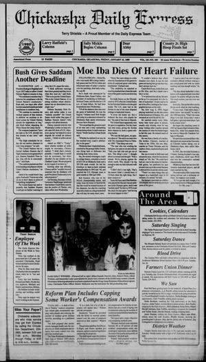 Primary view of object titled 'Chickasha Daily Express (Chickasha, Okla.), Vol. 101, No. 260, Ed. 1 Friday, January 15, 1993'.