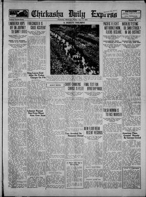 Primary view of object titled 'Chickasha Daily Express (Chickasha, Okla.), Vol. 27, No. 60, Ed. 1 Friday, June 17, 1927'.