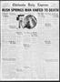 Newspaper: Chickasha Daily Express (Chickasha, Okla.), Vol. 33, No. 135, Ed. 1 W…