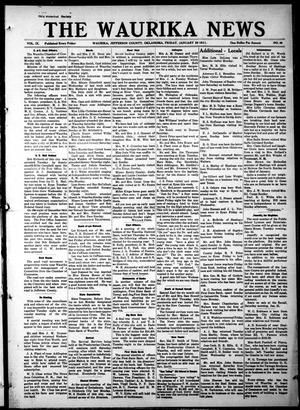 Primary view of object titled 'The Waurika News (Waurika, Okla.), Vol. 9, No. 20, Ed. 1 Friday, January 20, 1911'.