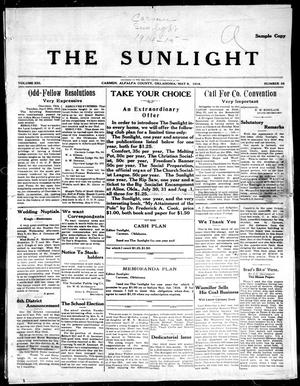 Primary view of object titled 'The Sunlight (Carmen, Okla.), Vol. 13, No. 38, Ed. 1 Friday, May 8, 1914'.