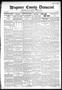 Newspaper: Wagoner County Democrat (Wagoner, Okla.), Vol. 21, No. 51, Ed. 1 Thur…