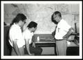 Photograph: WPS #1 Geologist, Ronald Rogers, Explaining the Relationship of Bedro…