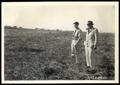 Photograph: G. C. Gardner and Ralph Shaver Standing in Shaver’s Four-Acre Field o…