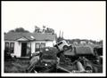 Photograph: Destroyed Home and Cars after May 10, 1950 Flood