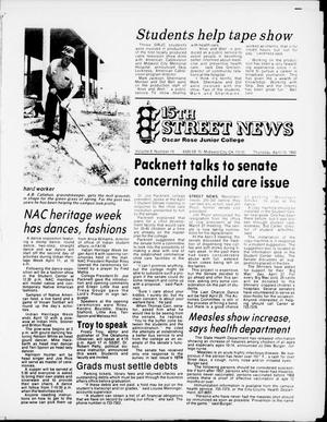Primary view of object titled '15th Street News (Midwest City, Okla.), Vol. 9, No. 15, Ed. 1 Thursday, April 10, 1980'.