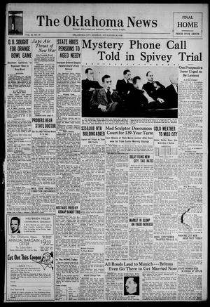 Primary view of object titled 'The Oklahoma News (Oklahoma City, Okla.), Vol. 33, No. 54, Ed. 1 Monday, November 28, 1938'.