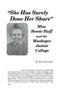 Article: "She Has Surely Done Her Share": Miss Bessie Huff and the Muskogee Ju…