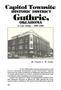 Article: Capitol Townsite Historic District: Guthrie, Oklahoma