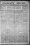 Newspaper: Coalgate Record. (Coalgate, Okla.), Vol. 16, No. 11, Ed. 1 Thursday, …