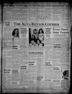 Primary view of object titled 'The Alva Review-Courier (Alva, Okla.), Vol. 54, No. 310, Ed. 1 Thursday, September 2, 1948'.