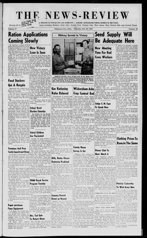 Primary view of object titled 'The News-Review (Oklahoma City, Okla.), Vol. 17, No. 22, Ed. 1 Thursday, February 25, 1943'.