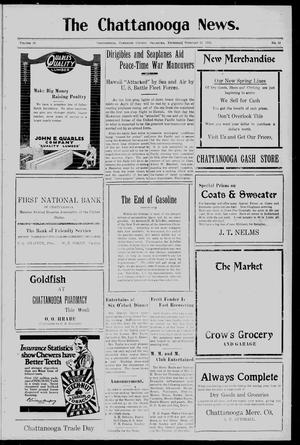 Primary view of object titled 'The Chattanooga News. (Chattanooga, Okla.), Vol. 19, No. 51, Ed. 1 Thursday, February 12, 1925'.