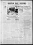 Newspaper: Bristow Daily Record (Bristow, Okla.), Vol. 16, No. 232, Ed. 1 Monday…