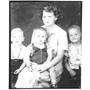 Photograph: Rauh Sons with Mother, Genevieve Rauh 1955
