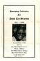 Pamphlet: Funeral Program for Annie Lee Grayson