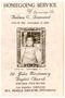Pamphlet: Funeral Program for Thelma C. Townsend