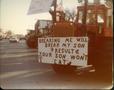 Photograph: Sign on a Tractor