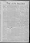 Newspaper: The Alva Record (Alva, Okla.), Vol. 27, No. 13, Ed. 1 Thursday, March…