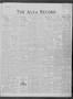 Newspaper: The Alva Record (Alva, Okla.), Vol. 28, No. 13, Ed. 1 Thursday, March…