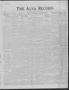 Newspaper: The Alva Record (Alva, Okla.), Vol. 28, No. 14, Ed. 1 Thursday, March…