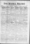 Newspaper: The Madill Record (Madill, Okla.), Vol. 20, No. 45, Ed. 1 Thursday, A…