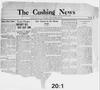 Newspaper: The Cushing News (Cushing, Okla.), Vol. 2, No. 16, Ed. 1 Friday, Nove…