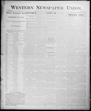 Primary view of object titled 'Western Newspaper Union. (Oklahoma City, Okla.), Vol. 2, No. 50, Ed. 1 Saturday, December 13, 1902'.