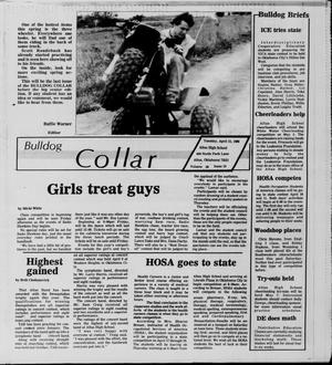 Primary view of object titled 'Bulldog Collar (Altus, Okla.), Vol. 38, No. 19, Ed. 1 Tuesday, April 15, 1986'.