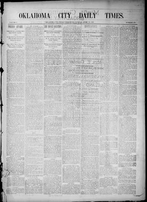 Primary view of object titled 'Oklahoma City Daily Times. (Oklahoma City, Indian Terr.), Vol. 2, No. 279, Ed. 1 Tuesday, June 23, 1891'.