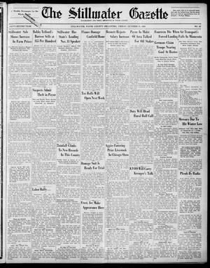 Primary view of object titled 'The Stillwater Gazette (Stillwater, Okla.), Vol. 52, No. 52, Ed. 1 Friday, October 31, 1941'.