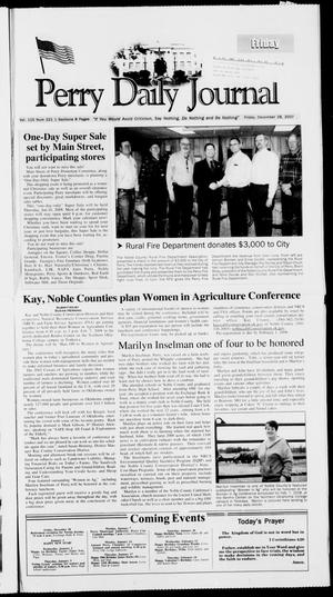 Primary view of object titled 'Perry Daily Journal (Perry, Okla.), Vol. 115, No. 221, Ed. 1 Friday, December 28, 2007'.