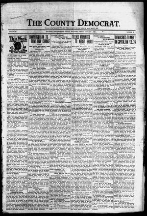 Primary view of object titled 'The County Democrat. (Tecumseh, Okla.), Vol. 32, No. 12, Ed. 1 Friday, January 1, 1926'.