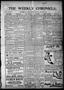 Newspaper: The Weekly Chronicle. (Weatherford, Okla. Terr.), Vol. 4, No. 17, Ed.…