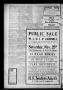 Thumbnail image of item number 4 in: 'The Cimarron News. (Boise City, Okla.), Vol. 14, No. 18, Ed. 1 Thursday, November 16, 1911'.
