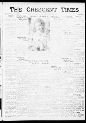 Primary view of object titled 'The Crescent Times (Crescent, Okla.), Vol. 32, No. 28, Ed. 1 Thursday, April 27, 1939'.