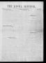 Thumbnail image of item number 1 in: 'The Kiowa Sentinel. (Kiowa, Indian Terr.), Vol. 2, No. 10, Ed. 1 Friday, March 3, 1905'.
