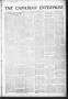 Thumbnail image of item number 1 in: 'The Canadian Enterprise (Canadian, Indian Terr.), Vol. 4, No. 8, Ed. 1 Friday, November 15, 1907'.